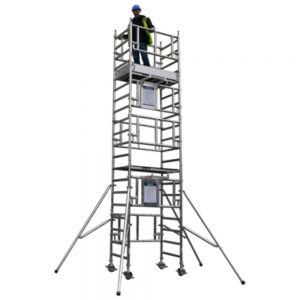 One man mobile scaffold tower