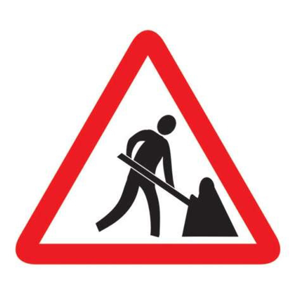 Road Sign - Men at Work - Mark One Hire