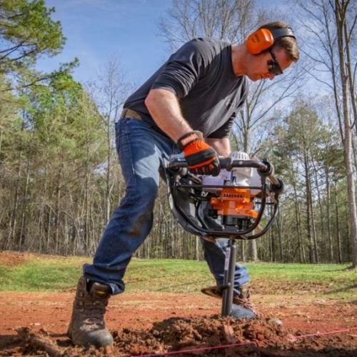 One Man Post Hole Borer - Stihl BT131 - Mark One Hire